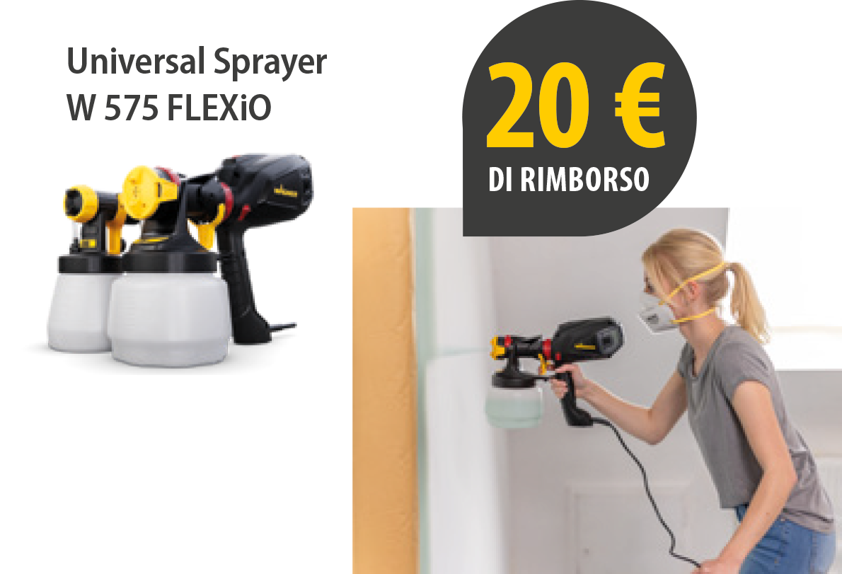 Universal SprayerW 575 FLEXiO 20€ di rimborso