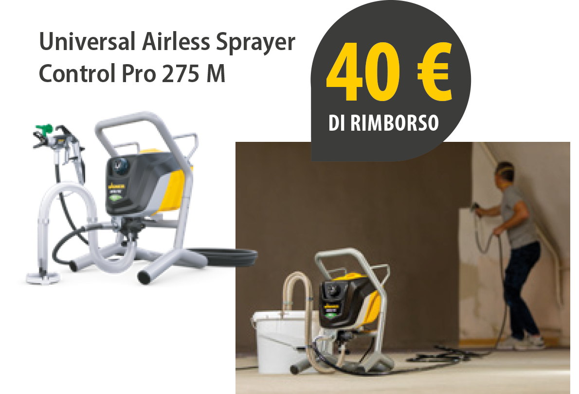 Universal Airless Sprayer Control Pro 275 M 40€ di rimborso